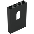 LEGO Svart Panel 1 x 4 x 5 med Fönster (60808)