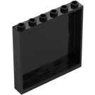 LEGO Svart Panel 1 x 6 x 5 (35286 / 59349)