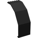LEGO Zwart Paneel 10 x 6 x 11 Angled (2408)