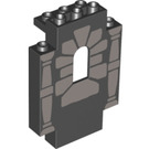 LEGO Noir Panneau 2 x 5 x 6 avec Fenêtre avec Columns et Fenêtre Stones (4444 / 82339)