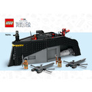 LEGO Noir Panther: War sur the Water 76214 Instructions