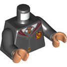 LEGO Sort Parvati Patil med Sort Gryffindor Hættetrøje Minifig Torso (973 / 76382)