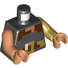 LEGO Noir Piglin Brute Minifig Torse (973 / 76382)