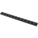 LEGO Black Plate 1 x 12 (60479)