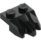 LEGO Black Plate 1 x 2 with 3 Rock Claws (27261)