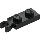 LEGO Sort Plade 1 x 2 med klip (78256)