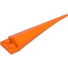 LEGO Negro Placa 1 x 2 con Flexible Naranja Tip (61406)