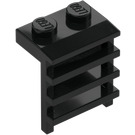 LEGO Black Plate 1 x 2 with Ladder (4175 / 31593)