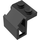 LEGO Black Plate 1 x 2 with Train Steam Cylinder Sloped
