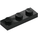 LEGO Zwart Plaat 1 x 3 (3623)