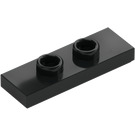 LEGO Black Plate 1 x 3 with 2 Studs (34103)