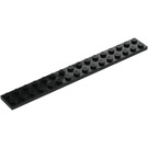 LEGO Svart Platta 2 x 16 (4282)