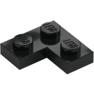 LEGO Zwart Plaat 2 x 2 Hoek (2420)