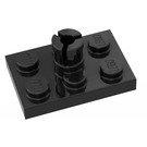 LEGO Sort Plade 2 x 3 med Helikopter Rotor Holder (3462)