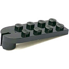 LEGO Zwart Plaat 2 x 5 met Kogelgewrichtsbus (3491)