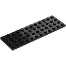 LEGO Nero Piastra 4 x 12 (3029)