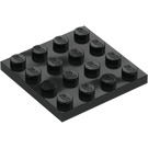 LEGO Zwart Plaat 4 x 4 (3031)