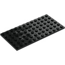 LEGO Zwart Plaat 6 x 12 (3028)