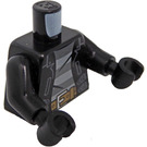 LEGO Negro Prisionero Escapee Helper Minifigura Torso (973 / 76382)