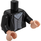 LEGO Schwarz Professor Filius Flitwick Minifig Torso (973 / 88585)