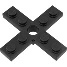 LEGO Black Propeller 4 Blade 5 Diameter with Rotor Holder (3461)