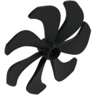 LEGO Black Propeller 7 Blade 6 Diameter (87751)