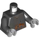 LEGO Schwarz Quay Tolsite Minifig Torso (973 / 76382)