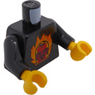 LEGO Black Racer Seven Torso (973 / 76382)