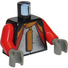 LEGO Zwart Racers Torso (973 / 73403)