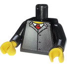 LEGO Schwarz Racers Torso mit Suit Jacket und rot Tie Stickers (973)