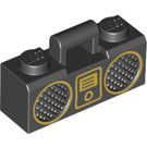 LEGO Black Radio with Gold Trim and iPod (34581)