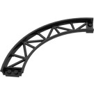 LEGO Black Rail 13 x 13 Curved with Edges (25061)