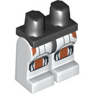 LEGO Zwart Republic Trooper Minifigure Heupen en benen (3815 / 13239)