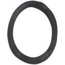 LEGO Zwart Rubber Band 15 mm Vierkant Cut  (22966 / 23229)