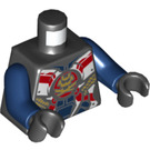 LEGO Schwarz Samurai X (PIXAL) Torso mit Armor (973 / 76382)