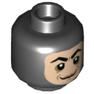 LEGO Black Screenslaver Minifigure Head (Safety Stud) (3626 / 38183)