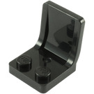 LEGO Black Seat 2 x 2 with Sprue Mark in Seat (4079)