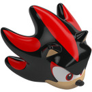 LEGO Black Shadow the Hedgehog Head with Closed Mouth (106916)