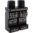 LEGO Schwarz Shadow-Walker Minifigure Hüften und Beine (3815 / 68344)