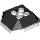 LEGO Zwart Shell met Wit Onderzijde (67013)