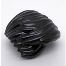 LEGO Zwart Kort Haar (flexibel rubber) (70592)
