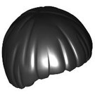 LEGO Zwart Kort Smoth Bowl Cut Haar (3089 / 55532)