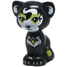 LEGO Black Sitting Cat with White and Lime  (26711)