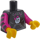 LEGO Black Skater Girl Torso (973 / 88585)