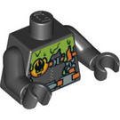 LEGO Black Slime Face Torso (973 / 76382)