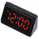 LEGO Noir Pente 1 x 2 (31°) avec Digital Clock Autocollant (85984)