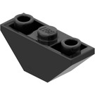 LEGO Black Slope 1 x 3 (45°) Inverted Double (2341 / 18759)
