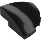 LEGO Black Slope 1 x 3 x 3 Curved Round Quarter  (76797)