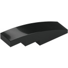 LEGO Black Slope 1 x 4 Curved (11153 / 61678)