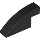 LEGO Black Slope 1 x 4 x 1.3 Curved (3573)